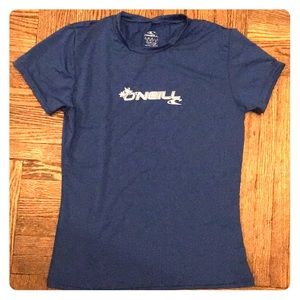 Blue O’Neil rash guard short sleeve